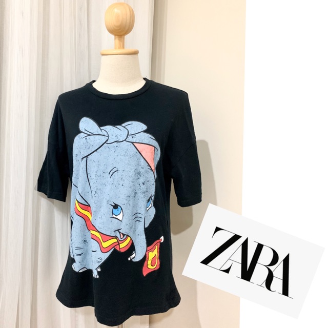 ZARA แท้ เสื้อยืด Collection DISNEY ช้าง Dumbo มือ2 เหมือนใหม่ ใส่1ครั้ง ส่งต่อถูกมาก พร้อมส่ง