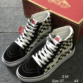 รองเท้า VANS Checkerboard SK8-Hi หุ้มข้อสูง (พร้อมกล่อง) ☑️จ่ายเงินปลายทางได้