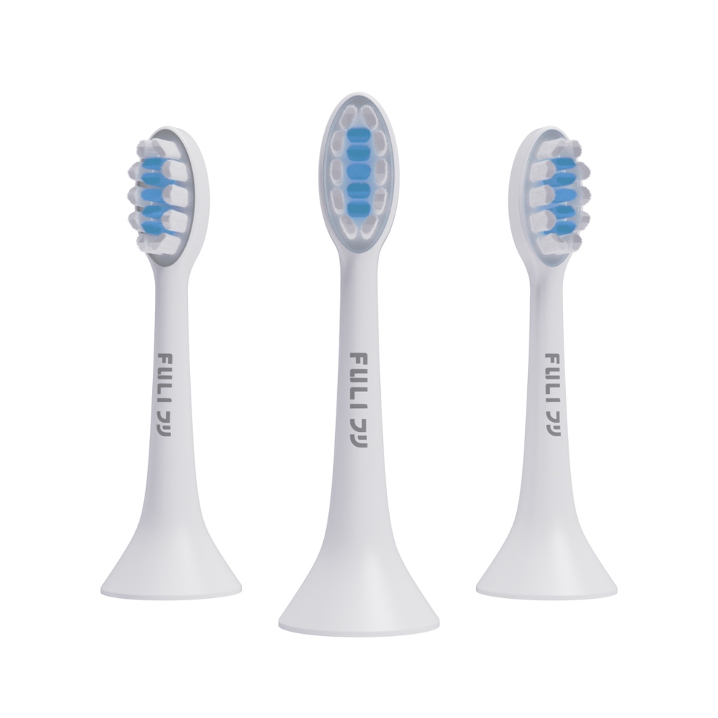 FULI หัวแปรงเปลี่ยนแปรงสีฟันโซนิค  FULI LED Sonic Electric Toothbrush Replacement Heads*2 - รูปที่ 4
