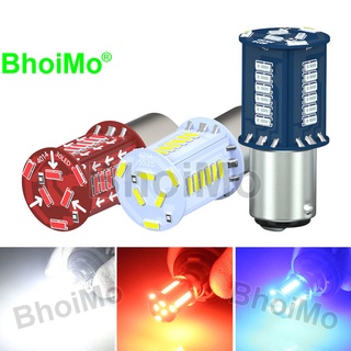 Bhoimo ใหม่ ไฟเลี้ยว ไฟตัดหมอก ไฟเบรกท้าย ไฟจอด 30SMD DRL LED 1157 BAY15D P21/5W DC12V คุณภาพสูง สําหรับรถจักรยานยนต์ 4014