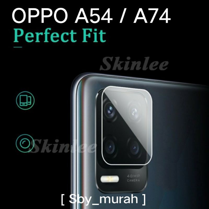 กระจกนิรภัยกล้อง OPPO A54 / OPPO A74 ตัวป้องกันกล้อง 9H ฟิล์มกันรอยกระจกฟิล์ม