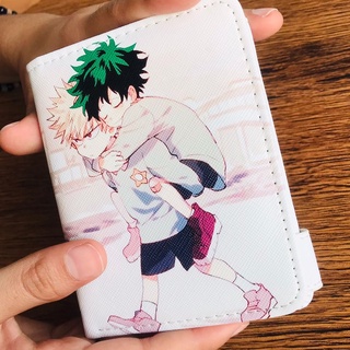 กระเป๋าสตางค์ ลายการ์ตูนอนิเมะ Bakugo And Deku BNHA Boku No Hero Academia