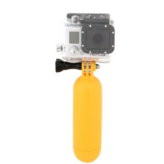 ด้ามจับลอยน้ำ กล้อง action cam gopro yi sjcam ลอยน้ำ (สีเหลือง)