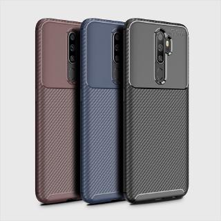 เคสโทรศัพท์คาร์บอนไฟเบอร์ TPU สำหรับ Oppo A9 2020 A5 2020