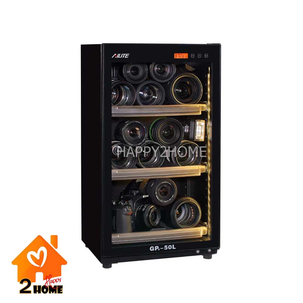 Ailite DRY CABINET ตู้กันชื้น GP5 50L ตู้กันชื้นประกัน 5 ปี