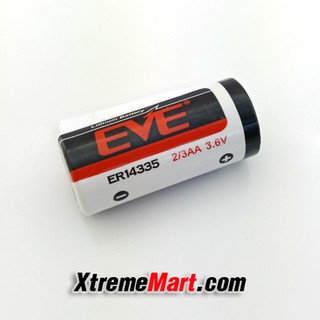 แบตเตอรี่ Battery EVE ER14335 ER14335M 2/3AA 3.6V Power-Type High-Rate discharging Backup Power