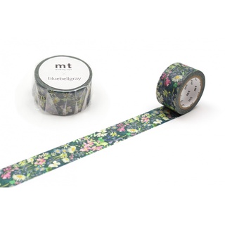 mt masking tape Woodline Walk (MTBLUE06) / เทปตกแต่งวาชิ ลาย Woodline Walk แบรนด์ mt masking tape จากประเทศญี่ปุ่น