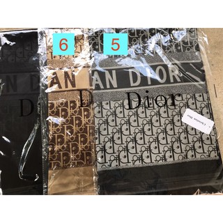 ผ้าพันคอChristian Dior Silk Scarf ขนาด70*180cm D-R04