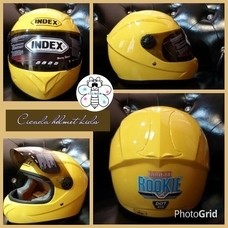 Cicada helmet kids หมวกกันน็อคเด็ก แบบเต็มใบ ลิขสิทธิ์แท้ Rookie kids สีเหลือง