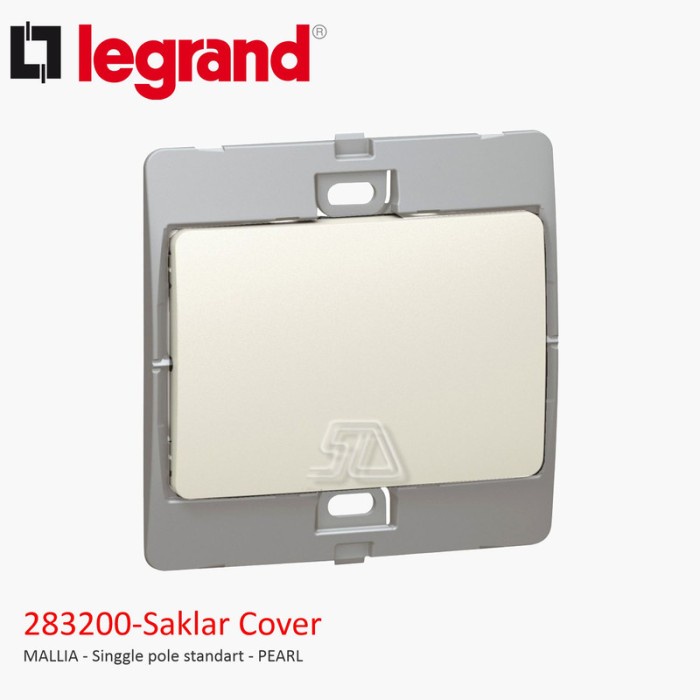LEGRAND MALLIA สวิตช์มาตรฐานเสาเดียว PEARL