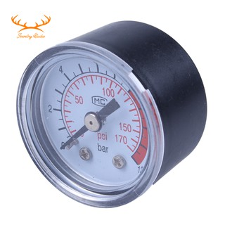 ☀SALE☀0-12BAR 0-170PSI 10mm Thread Gas Air Pump Pressure Gauge Compressor Manometer