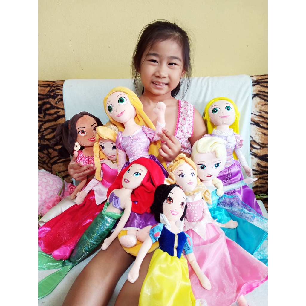 (พร้อมส่ง) ตุ๊กตาเจ้าหญิงดิสนีย์ เจ้าหญิง disney princess โล๊ะช็อปมือ1/มือสองคัดเกรด งานลิขสิทธิ์แท้