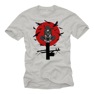 GILDAN ขายดี เสื้อยืดผ้าฝ้าย 100% พิมพ์ลายเกมเมอร์ S Nerdga Comics Itachi Naruto ของขวัญ สําหรับผู้ชายSize S-5XL