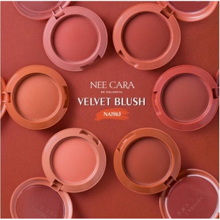 NEE CARA N1963 NEE CARA VELVET BLUSHของแท้100%