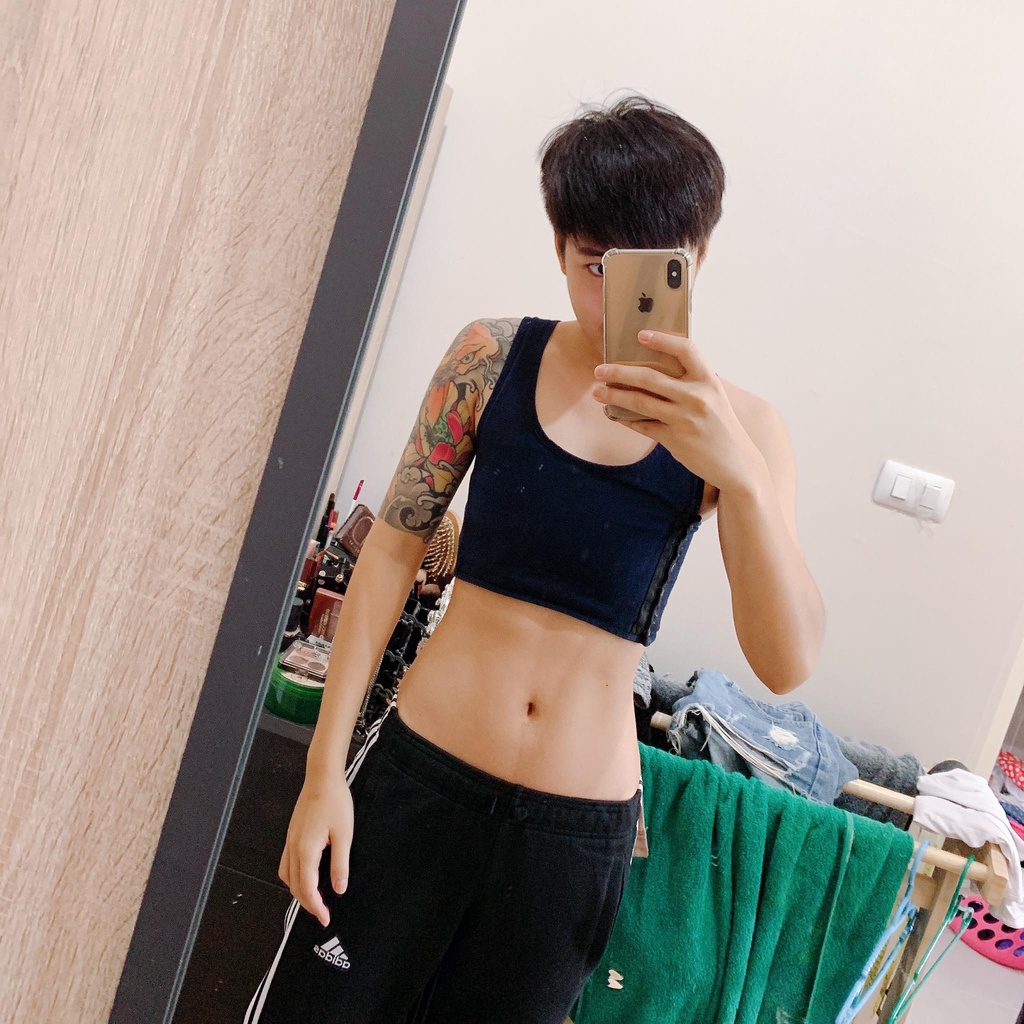 ถูกสุด🔴เสื้อกล้ามใส่แทนเสื้อใน เสื้อกล้ามทอมฟิลกู๊ดครึ่งตัว Feel Good'z