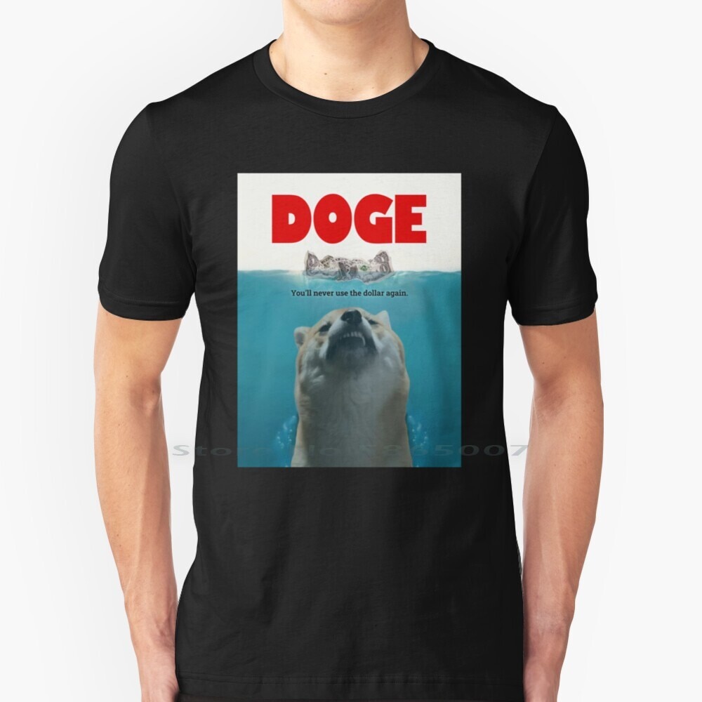 Dogecoin Yolo จาก Elon Musk Tweet On Doge T เสื้อผ้าฝ้าย 100% Dogecoin Yolo Dogecoin ราคา Elon Musk 