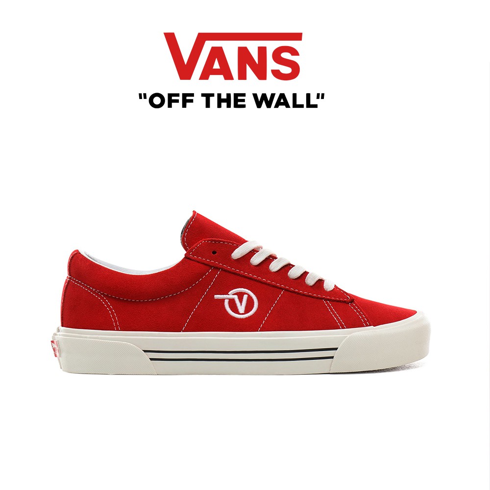 Vans Sid Dx Anaheim Factory [OG] Red Suede รองเท้าผ้าใบแวนส์ หนังกลับ