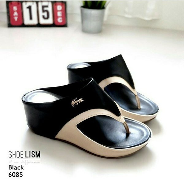 JURAGAN ONLINE - รองเท้าแตะผู้หญิง CROCODILE WEDGES พร้อม CROCODILE VARIATIONS B03