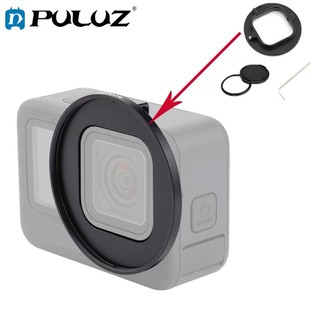 PULUZ Gopro 11 10 9 ขนาด 52mm UV Lens Filter + Adapter Ring for GoPro HERO 9 10 11 Black