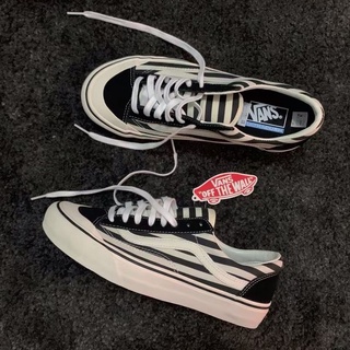 Vans Oldskool รองเท้า OG ลายม้าลาย สีดํา สีขาว ไซซ์ 35-44 คุณภาพพรีเมี่ยม ผลิตในประเทศจีน