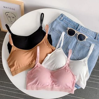 PU เสื้อในผู้หญิง รุ่น B-061 สปอร์ตบราไร้ขอบ ไร้โครง มีหลากสีให้เลือก พร้อมส่ง