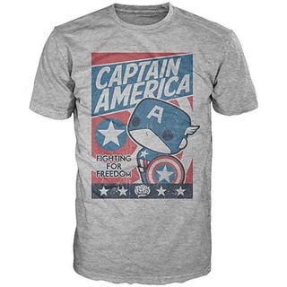 Funko POP Tees Shirt Captain America