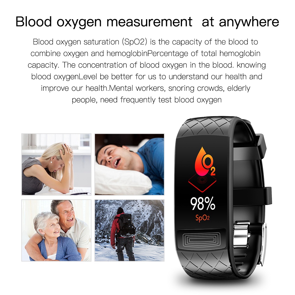 V3E นาฬิกาข้อมือ Smart Watch วัดอัตราการเต้นหัวใจกันน้ํา Ip 67 ...