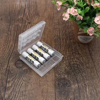 กล่องเก็บแบตเตอรี่ AA และ AAA ใส่ถ่าน AA/AAA 4 ก้อน battery storage box กล่องใส่แบตเตอรี่ กล่องใส่ถ่าน