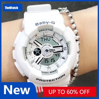 Baby G sports watch BA110 ผู้หญิงอารมณ์เรียบง่ายนาฬิกากันน้ำ