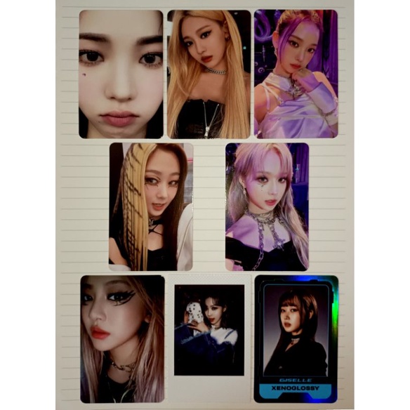 Aespa Girls Official Photocard/POB