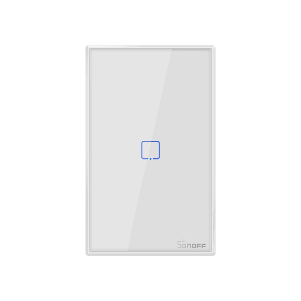 Sonoff T2US 1 Gang (WiFi + RF 433 Mhz) White Touch Switch