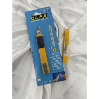 🔥ออกใบเสร็จได้🔥 คัตเตอร์ OLFA A2 อัลฟ่า คัตเตอร์อย่างดี ทนทาน ด้ามจับถนัดมือ