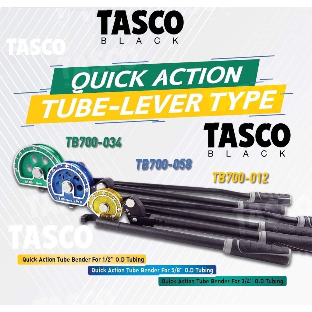 Tasco Black เบนเดอร์ดัดท่อทองแดง Quick Action Tube Bender รุ่น TB700-012" TB700-058" TB700-034" มุมด