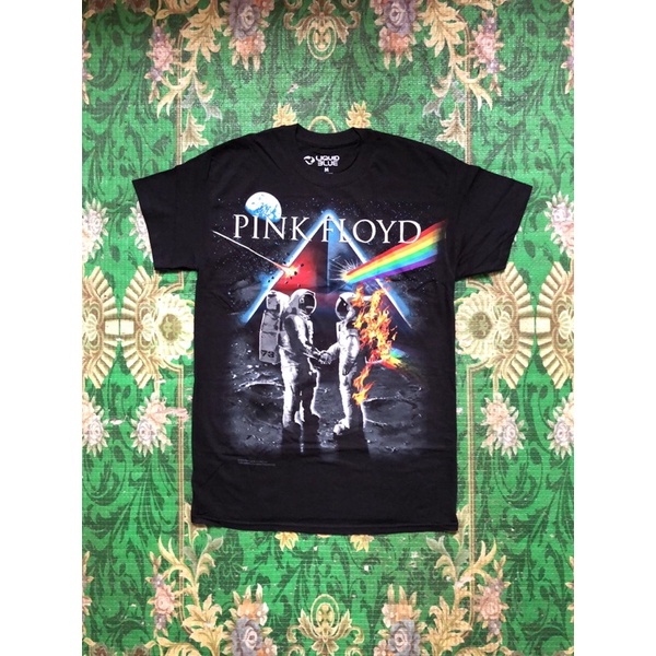ผ้าฝ้าย 100%🎸PINK FLOYD เสื้อวง Pink Floyd สินค้านำเข้า ลิขสิทธิ์แท้S-3XL