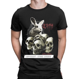 tshirtเสื้อยืดคอกลมฤดูร้อนเสื้อยืด พิมพ์ลาย Killer Rabbit Camisas Hombre Monty สไตล์พังก์ เรโทร คลาสสิก แฟชั่นสําหรับผู้