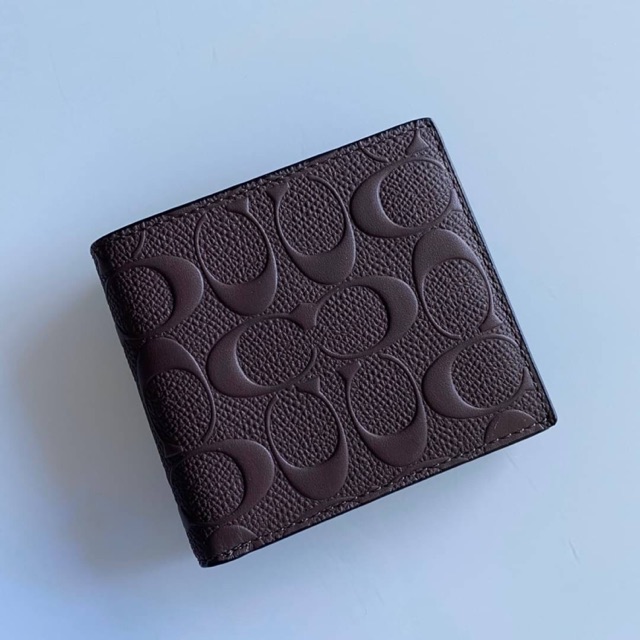 COACH COIN WALLET IN SIGNATURE LEATHER #F75363