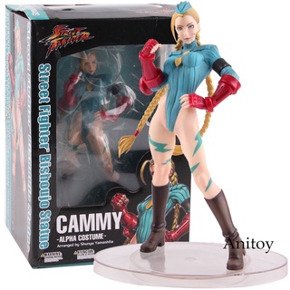 ฟิกเกอร์ Street Fighter Bishoujo Statue Cammy สีขาวเซ็กซี่สําหรับผู้หญิง