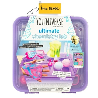 YOUniverse Ultimate Chemistry Lab, Science Kit for STEM Learning, Boys and Girls, Ages 6 and Up