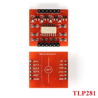 Tlp281 โมดูลออปโต้คัปเปลอร์ 4 ช่องทาง ระดับต่ํา สําหรับ Arduino TLP 281