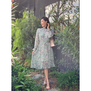 Lady Flower Print Dress