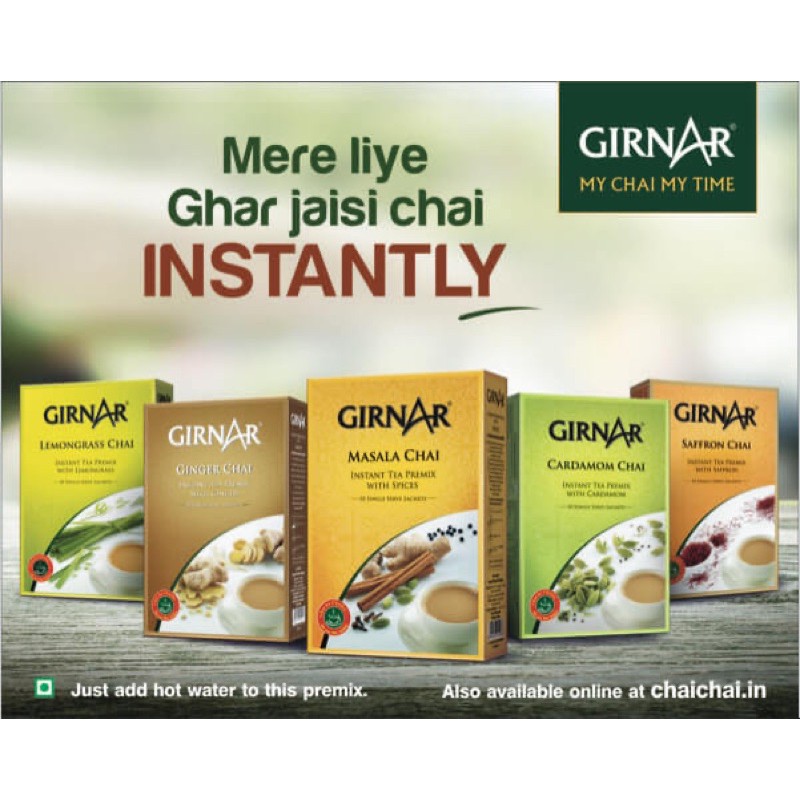 Girnar 3 in 1 Tea ---- ชาอินเดียพร้อมดื่ม