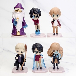 โมเดล​ แฮรี่พอตเตอร์ Harry Potter ขนาด 10 cm. ครบชุด 6 ตัว สินค้าพร้อมส่ง เก็บปลายทางได้