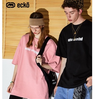 เสื้อยืดลําลอง แขนสั้น พิมพ์ลาย ecko rhino ทรงหลวม แฟชั่นฤดูร้อน สําหรับผู้ชาย