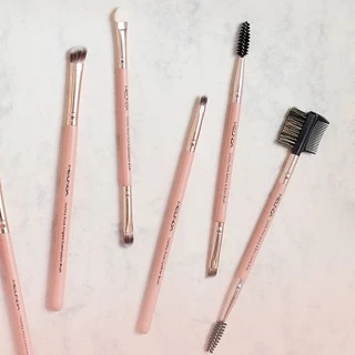 แปรงแต่งหน้าด้ามชมพู MeiLinda Gatsby Rose Brush