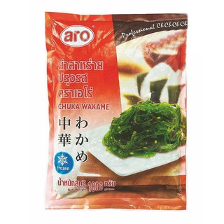 ✨ขายดี✨ เอโร่ ยำสาหร่ายญี่ปุ่นแช่แข็ง 1000 กรัม aro Frozen Green Seaweed Salad 1000 g