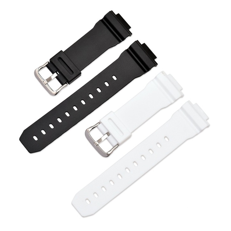 สายนาฬิกาข้อมือเรซิ่น กันน้ํา 16 มม. สําหรับ Casio G-shock DW-5600 6900 9052 Series