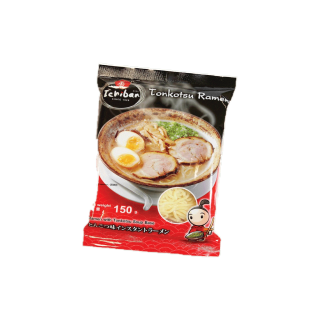 ทงคตสึราเมน ตราอิจิบัน Ichiban Tonkotsu ramen (บะหมี่กึ่งสำเร็จรูป)เส้นสด