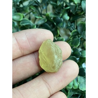 (F) พลอยดิบแท้ เยลโล่ อพาไทร์(yellow Apatite)พลอยธรรมชาติ 100% น้ำหนัก 27.50 กะรัต