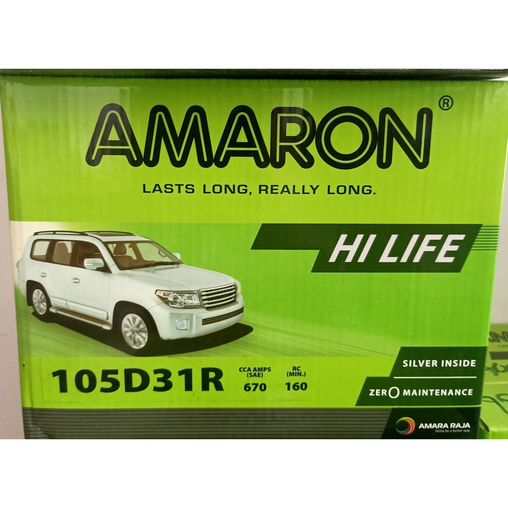 Amaron รุ่น 105D31L/R (N70) 80Ah.