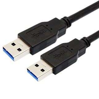 สายUSB 3.0  male to male (ผู้-ผู้)  ยาว50cm ยาว1M สีดำ (คุณภาพอย่างดี) สินค้ามีพร้อมส่ง